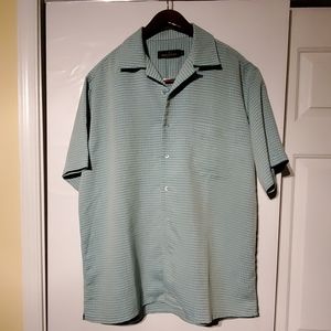 Bugachi Uomo Short Sleeve Button Down Shirt Sz L